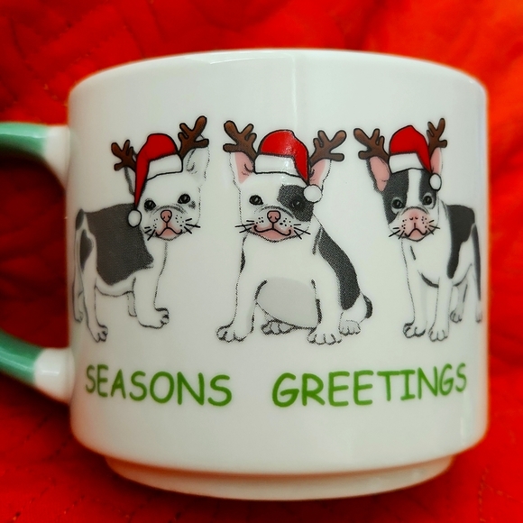 French Bulldog Mug, Holiday 'Momentum Brands' Like New! - Picture 2 of 5
